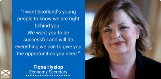 Hyslop Launches Scottish Government’s Young Person’s Guarantee